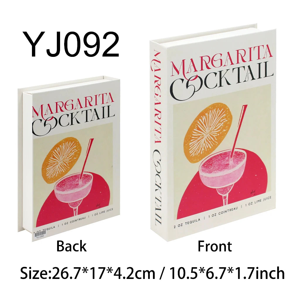 Luxury Fake Books For Decoration Living Room Decorative Book Coffee Table Bedroom Bookends Shooting Props Room Storage Box Decor